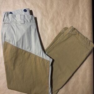 Kevins Plantation Collection Pants Khaki Men 33 Tan Colorblock Brush Hunt Shoot